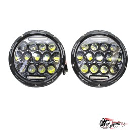 Фары светодиодные 3 полосы УАЗ\\НИВА 001 2шт (45W) G0052