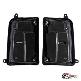 Фонари светодиодные Нива мерседес 222 стиль РЕСТАЙЛИНГ (тонированные) (LEDZILLA) B600-B