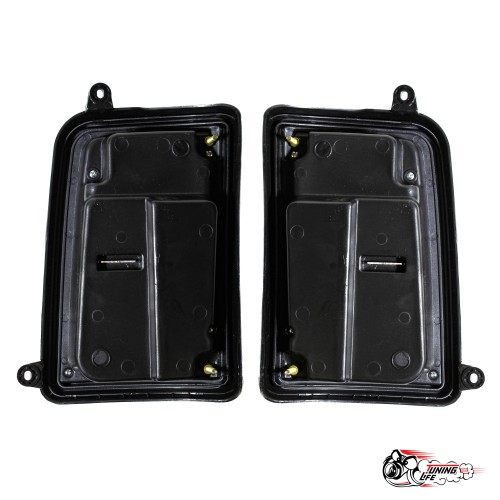 Фонари светодиодные Нива мерседес 222 стиль РЕСТАЙЛИНГ (тонированные) (LEDZILLA) B600-B