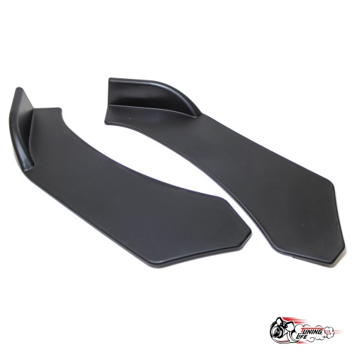 Сплиттер универсальный 3 детали SALMAN черный мат