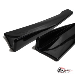 Накладки на пороги универсальные черные (48см)