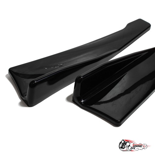 Накладки на пороги универсальные черные (48см)