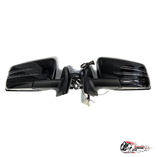 Зеркала 2108 AMG ЭЛЕКТРО c 2Х повторителем, подсветка + складывание + обогрев