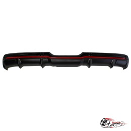Диффузор задний Веста с красной полоской и стоп сигналом БАРС