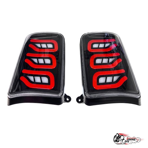 Фонари светодиодные Нива мерседес 222 стиль (прозрачные) (LEDZILLA) B100-A