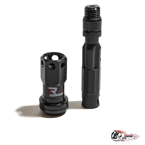 Гайки стальные MAX GUARD (с секреткой) черные 1.5