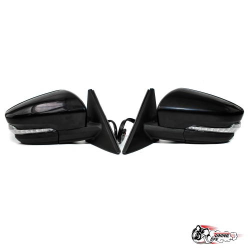 Зеркала Приора люкс в стиле ГРАНТА электро бег поворот + подогрев