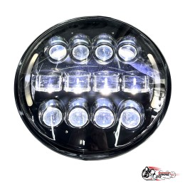 Фара светодиодная 7 дюймов Нива, 3 полосы 55W LED (LEDZILLA) G0071