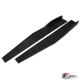 Накладки на пороги универсальные карбон (75 см)