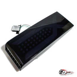 Фонари задние 2108 - 2114 X-образнае тонированные (4196)