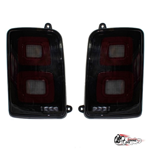 Фонари светодиодные Нива стиль РЕНЖ ровер NEW тонированные (LEDZILLA) B700-B