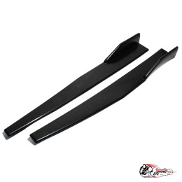 Накладки на пороги универсальные черный мат (85 см)