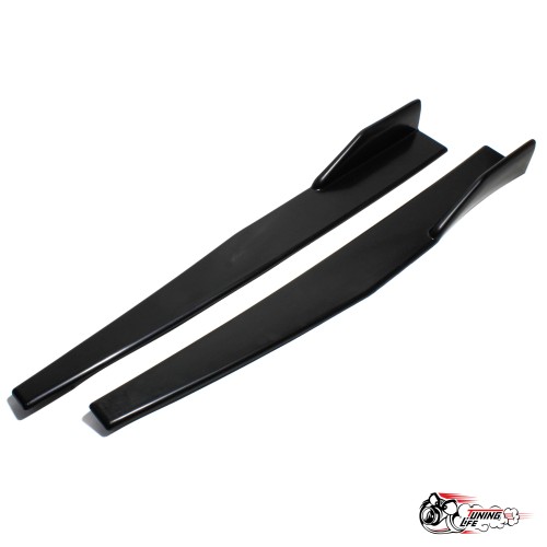 Накладки на пороги универсальные черный мат (85 см)