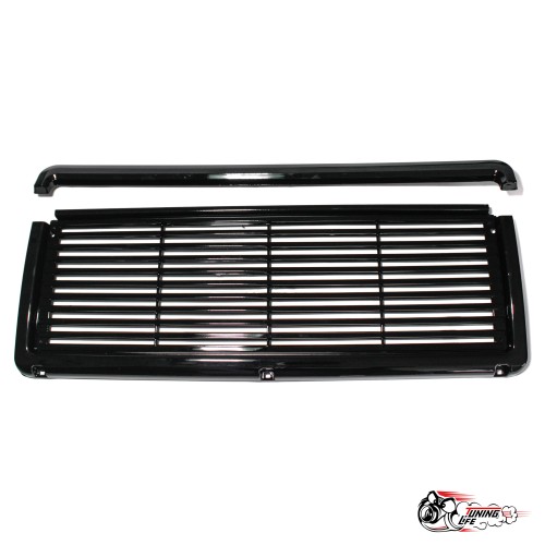 Решетка радиатора ВАЗ 2107 (глянец) V3 узкие полосы