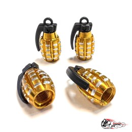 Ниппели (колпачки) гранаты золотые