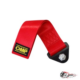 Стропа буксировочная красная OMP
