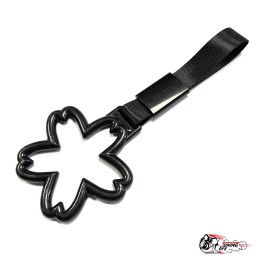 Цурикава черный цветок, черная ткань