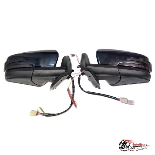 Зеркала Нива с бег.ДВОЙНЫМ повторителем Плазма электропривод + подогрев