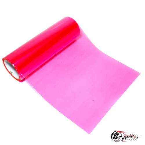 пленка защитная на фары розовая