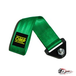 Стропа буксировочная зеленая OMP