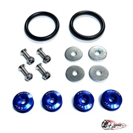 Крепления для обвесов JDM синие