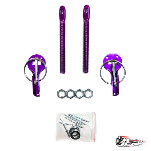 Замки капота Sparco фиолетовые