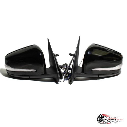 Зеркала Гранта AMG ЭЛЕКТРО c 1Х повторителем, подсветка + складывание + обогрев