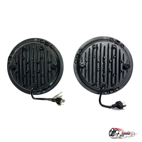 Фара светодиодная 7 дюймов Нива, 3 полосы 55W LED (LEDZILLA) G0071