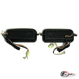 Надфарники 6 линз ( в стиле салман) тонированные 055-YW