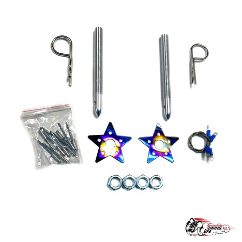 Замки капота МОМО Звездочки со шплинтами