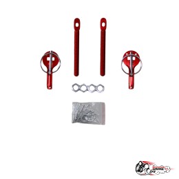 Замки капота Sparco красные