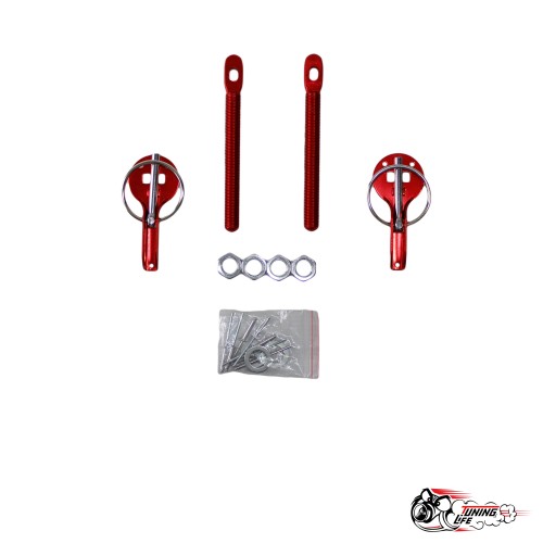 Замки капота Sparco красные