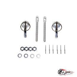 Замки капота Sparco серебро