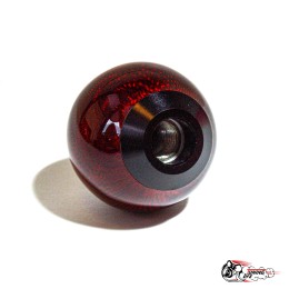 насадка на ручку КПП шар Карбон красный