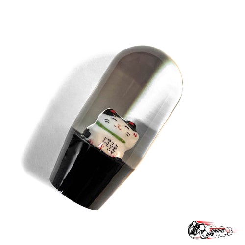 Насадка на ручку КПП с котом черная