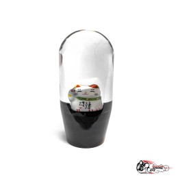 Насадка на ручку КПП с котом зеленая