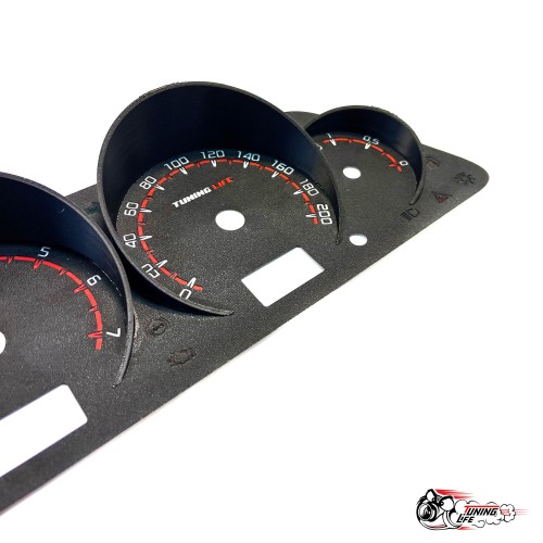 Шкала Нива АП в стиле Vesta (красная)