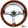 Руль Nardi style серый центр дерево вырезы