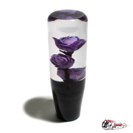 Насадка на ручку КПП роза фиолетовая 15см