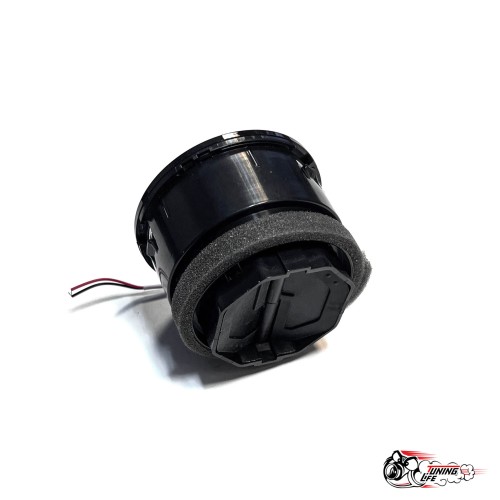 Воздуховод AMG Гранта регулируемые с белой подсветкой ЧЕРНЫЙ