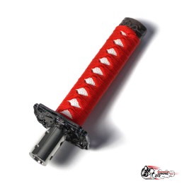 Насадка на КПП меч самурая Красная с Белым 20см