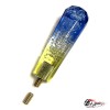 Насадка на ручку КПП дрифтовая 15см 3 цвета кристалл (синий белый желтый)