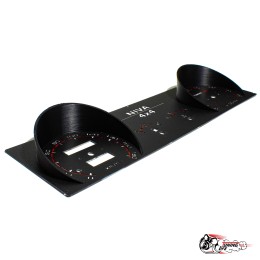 Шкала Нива приборка с.о. в стиле Vesta (красная)