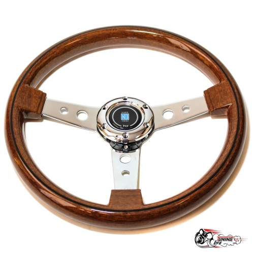 руль Nardi style хром дерево отверстия