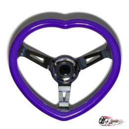 Руль сердце фиолетовый