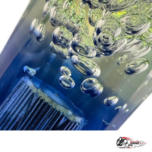 Насадка на ручку КПП дрифтовая 15см 3 цвета кристалл (зеленый белый синий)