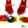 Ремни Sparco КРАСНЫЕ 4 точки (быстросъем)