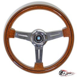 Руль Nardi style хром дерево вырезы