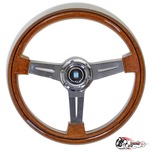 Руль Nardi style хром дерево вырезы