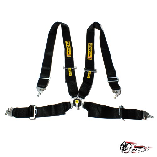 Ремни SABELT ЧЕРНЫЕ 4 точки (быстросъем)